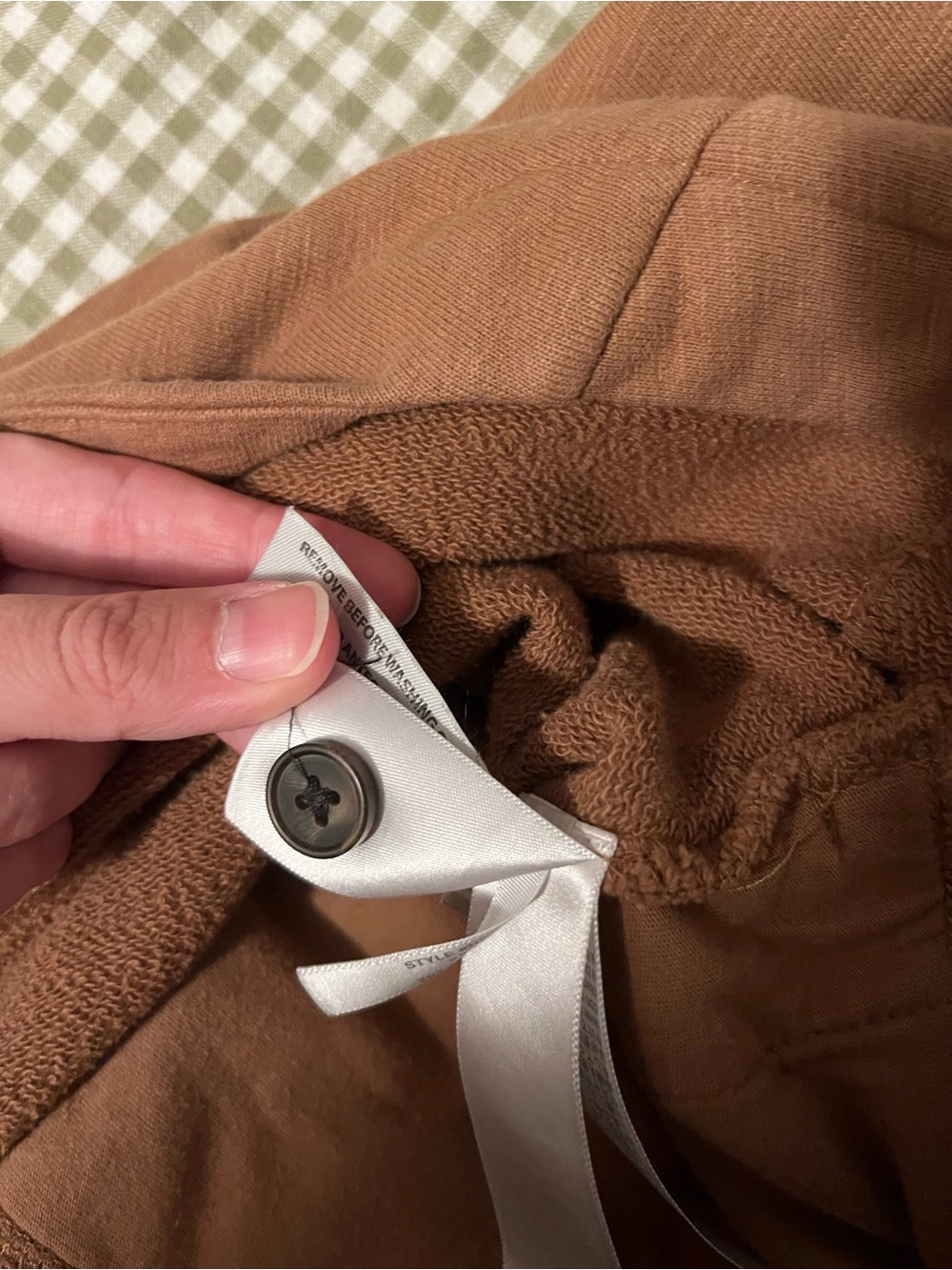 Madewell MWL Rust-Brown Knit jumpsuit - Picture 3 of 9